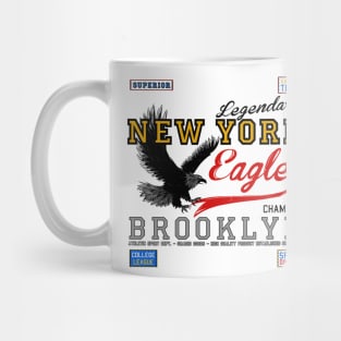 new york eagles sports graphic design Mug
